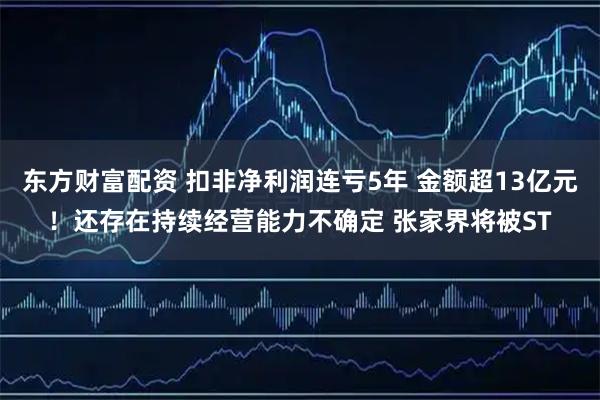 东方财富配资 扣非净利润连亏5年 金额超13亿元！还存在持续经营能力不确定 张家界将被ST
